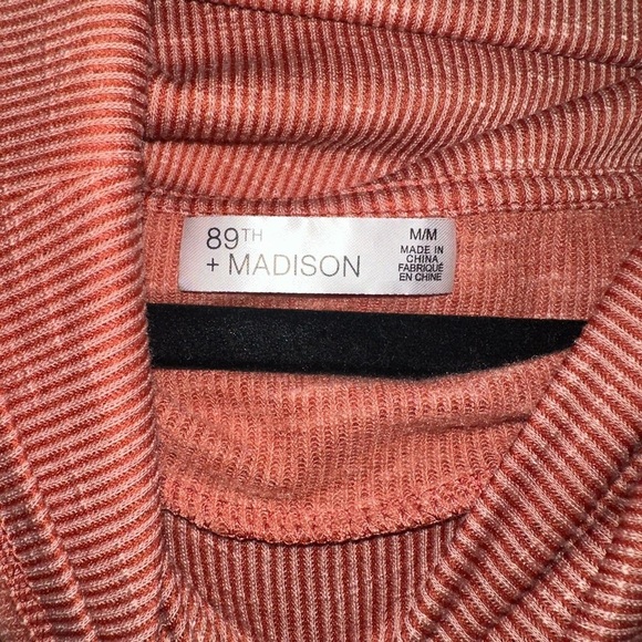 89th & Madison Orange Cowl Neck Sweater - Picture 2 of 3